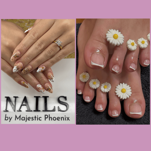 Short Gel X + Pedicure at Majestic Phoenix in Dublin, VA